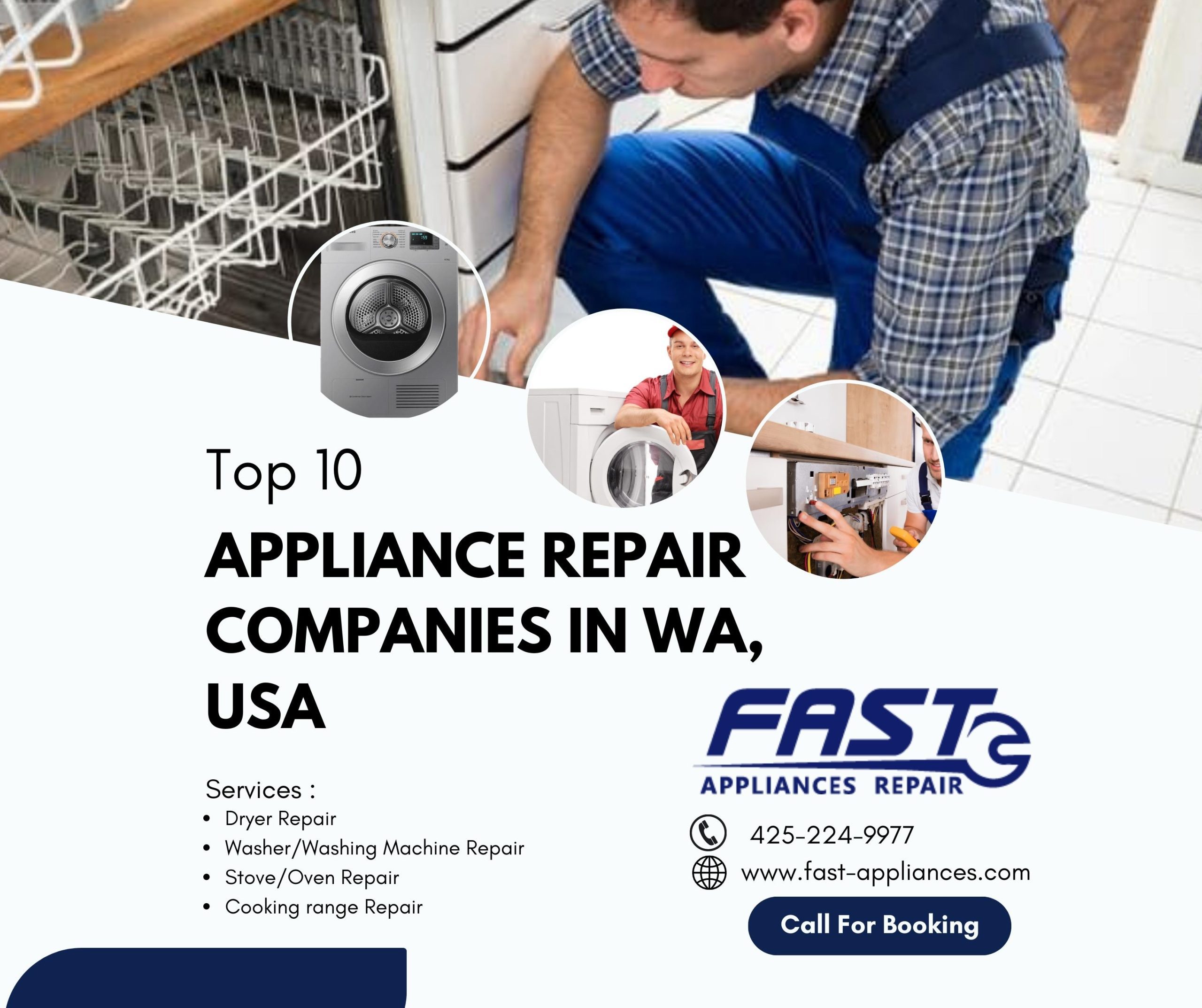 Top 10 appliances repair companies in Wa, USA- Fast Appliances
