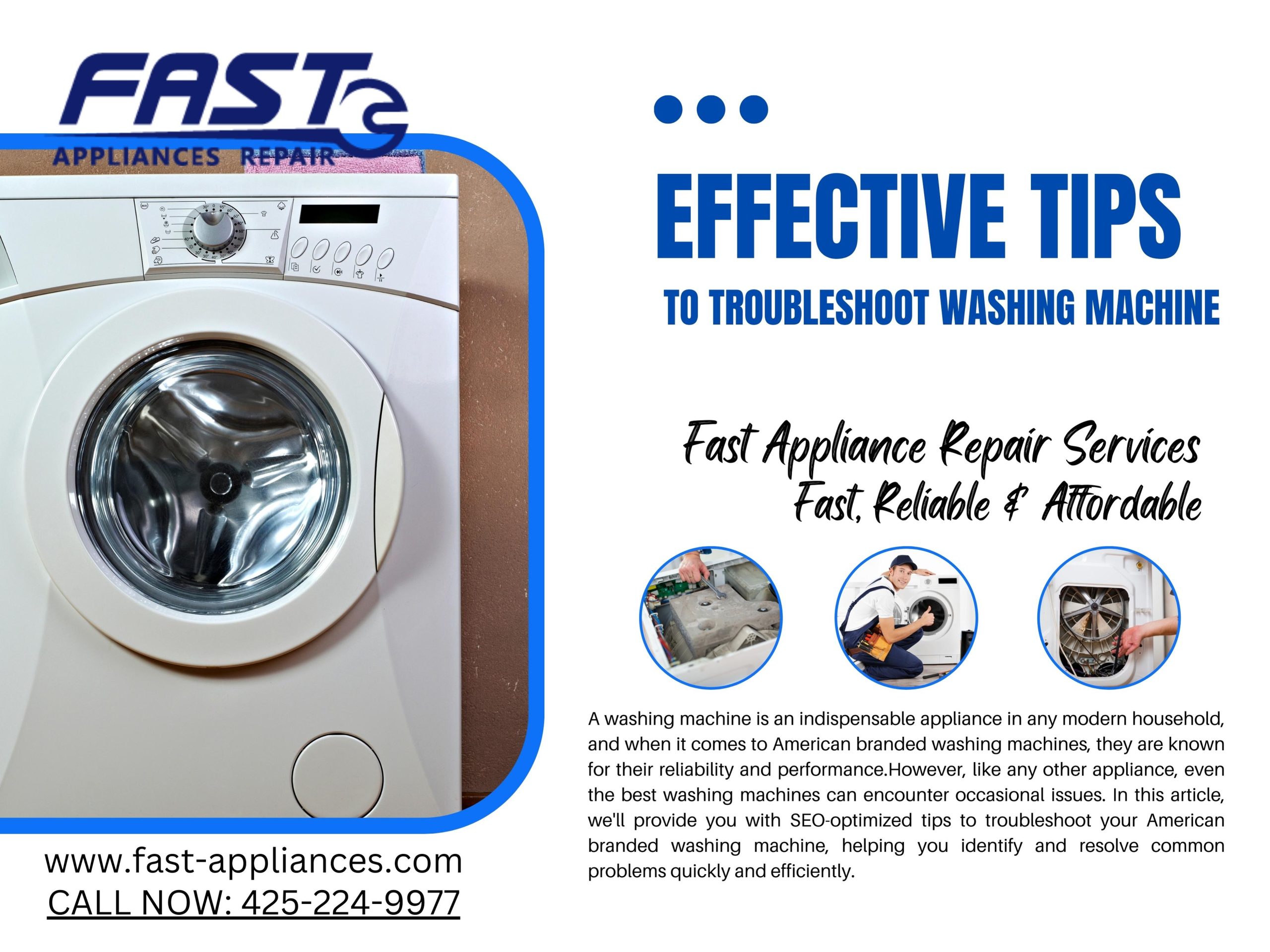 10 Effective Tips to Troubleshoot Your American Branded Washing Machine