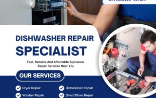 Dishwasher Repair Services by Fast Appliances Repair in WA, USA