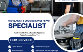 Oven, Stove and Cooking Range Repair Specialist - Fast Appliances Repair Services Near You