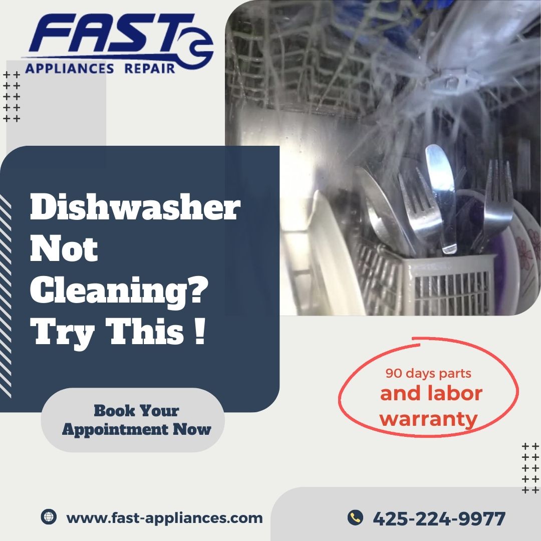 Dishwasher Not Cleaning? Try This!- Fixing the problem of your dishwasher not cleaning