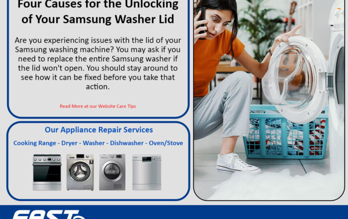 Four Causes for the Unlocking of Your Samsung Washer Lid