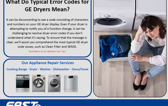 GE Dryers Errors