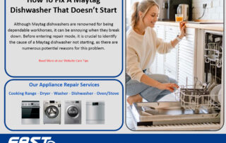 How To Fix A Maytag Dishwasher That Doesn't Start