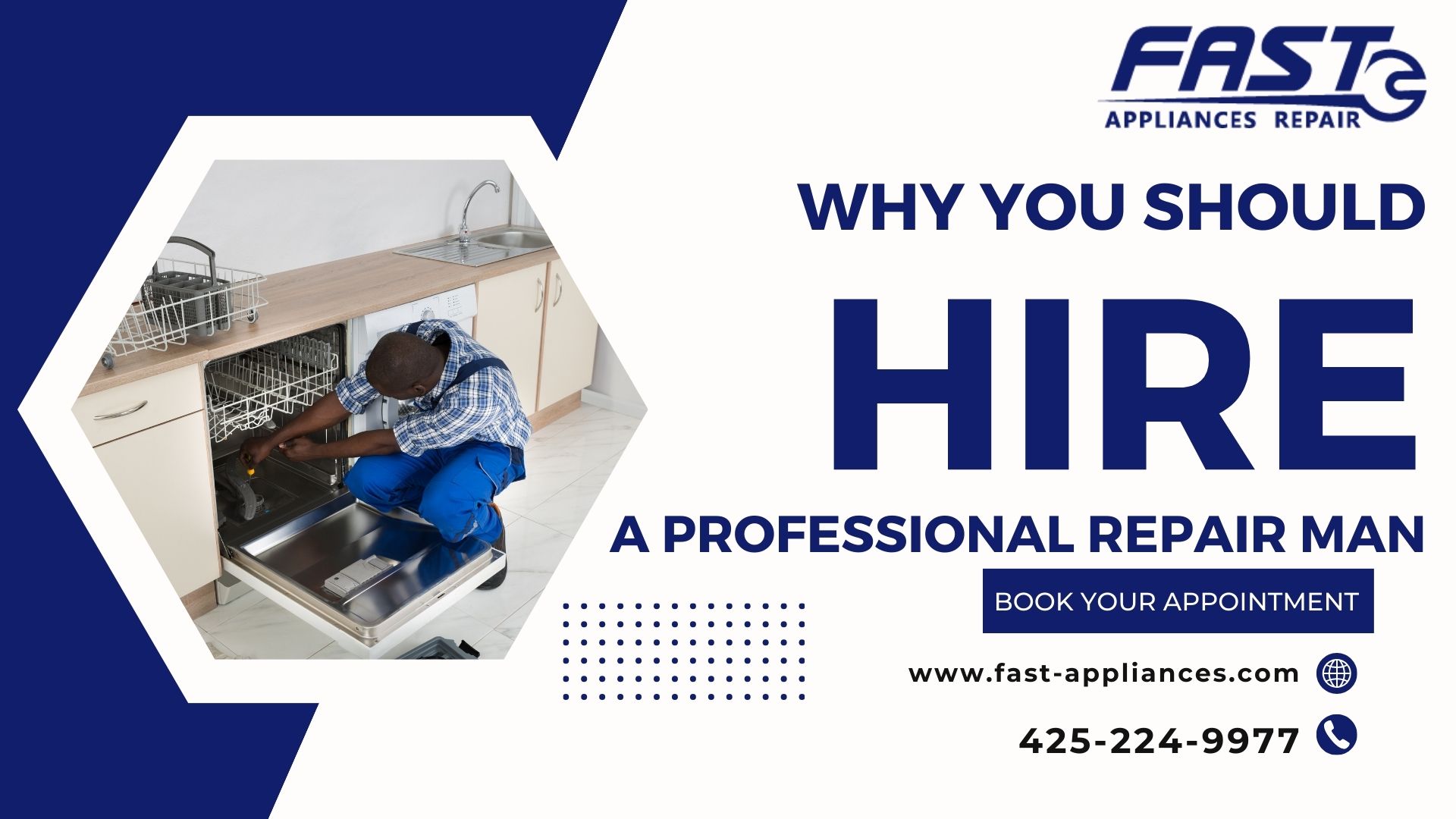 Why You Should Hire a Professional Repairman for Your Valuable Home Appliances by Fast Appliances Repair WA, USA