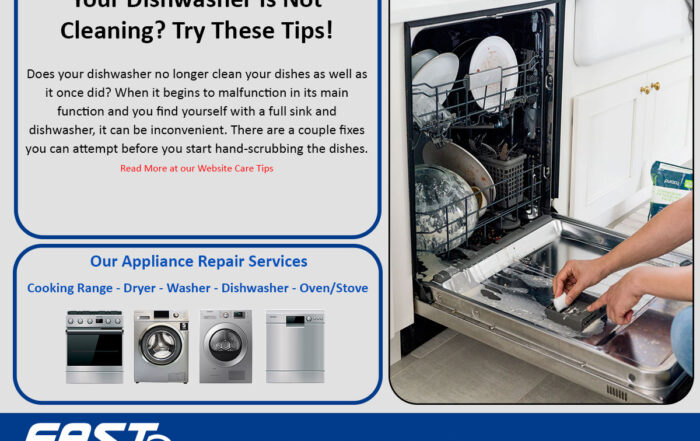 Your Dishwasher Is Not Cleaning? Try These Tips!