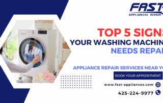 Top 5 Signs Your Washing Machine Needs Repair