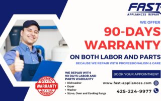 90 days parts and labor warranty