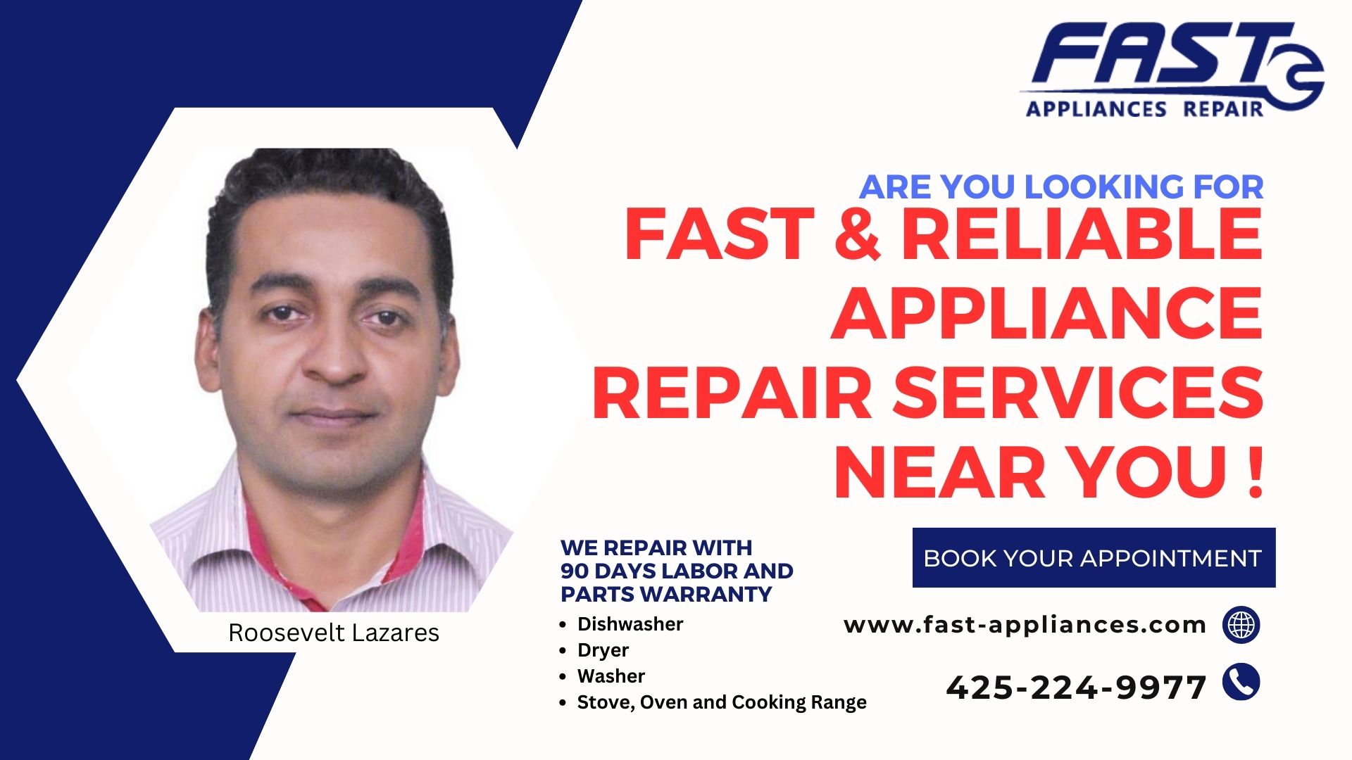 Expert Appliance Repair Services by Roosevelt Lazares