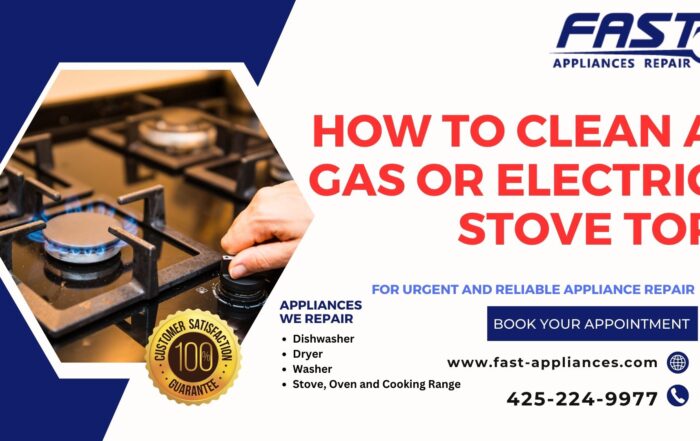 How to Clean a Gas or Electric Stove Top
