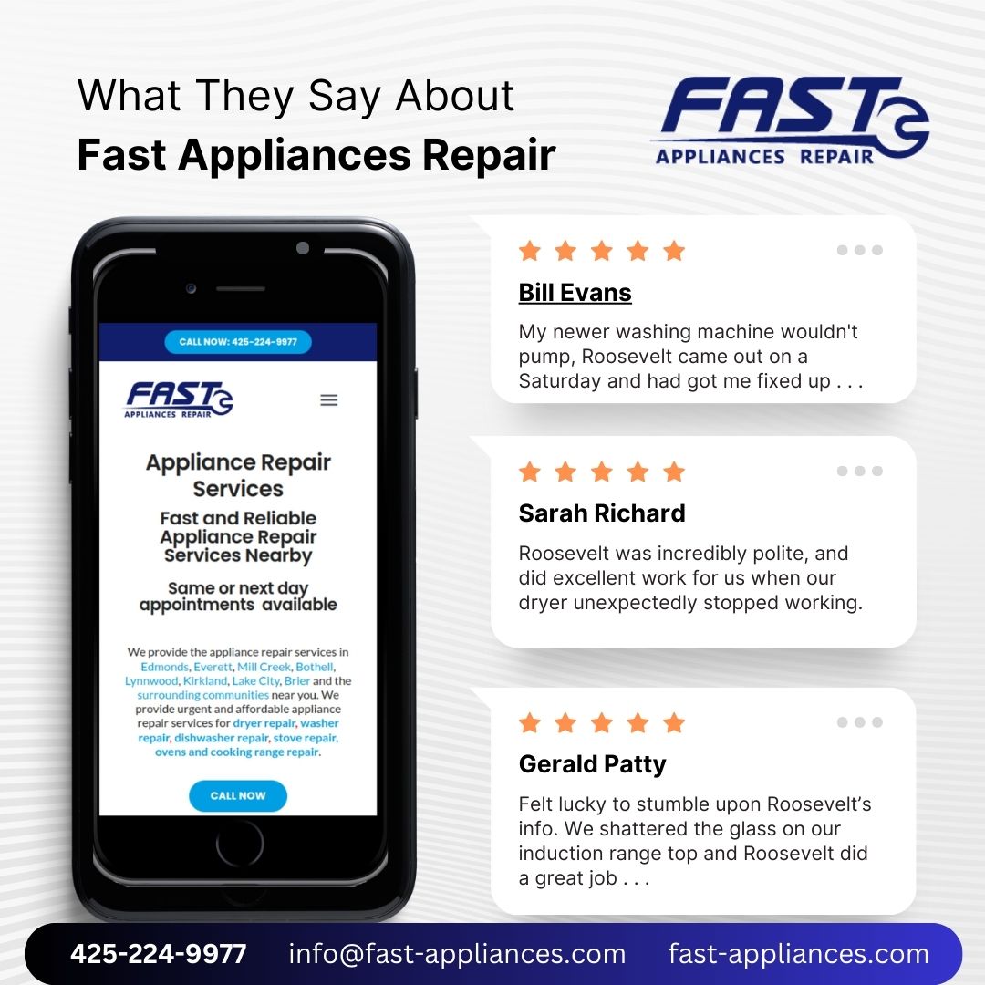 Google Business Reviews of Fast Appliances Repair