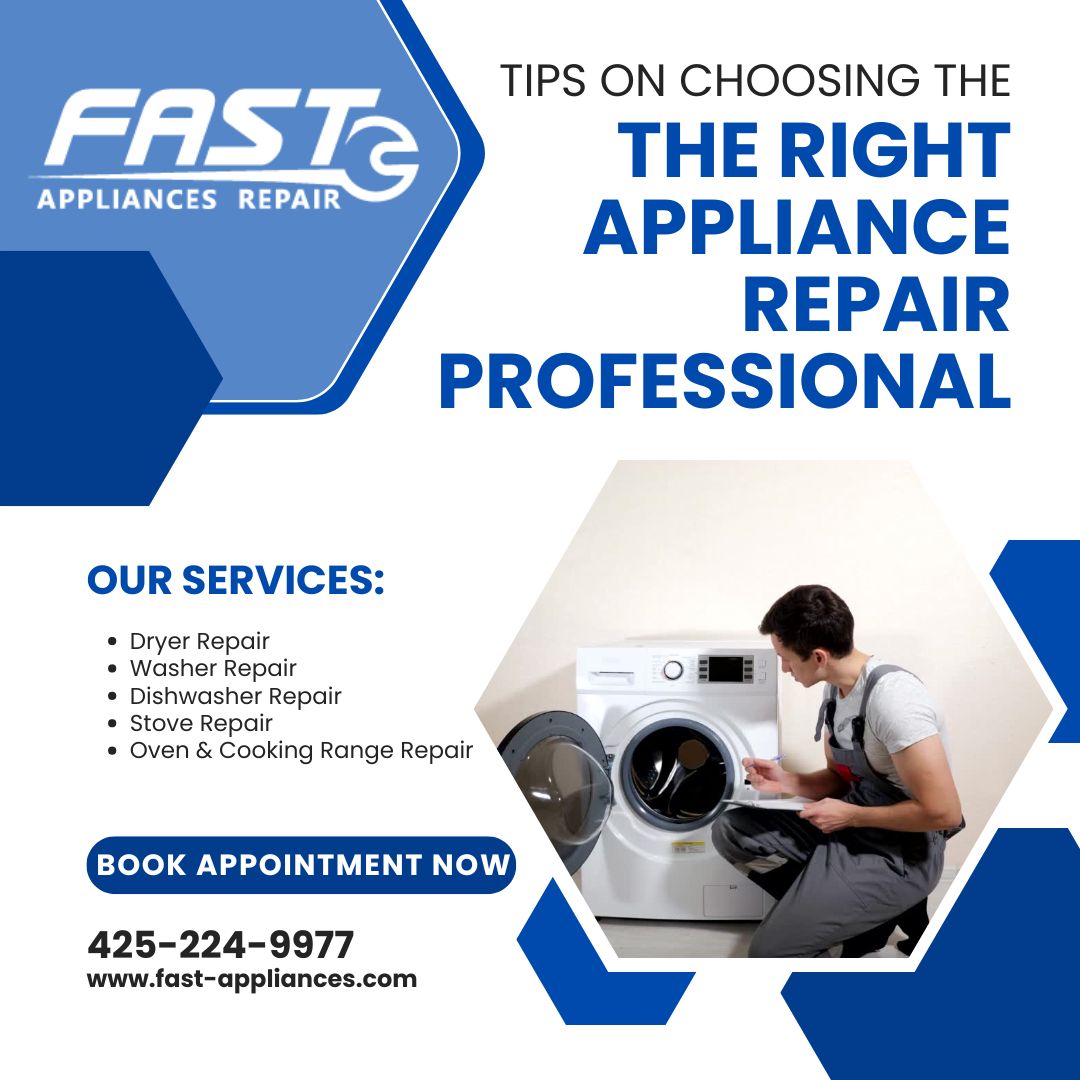 Choosing the Right Appliance Repair Professional