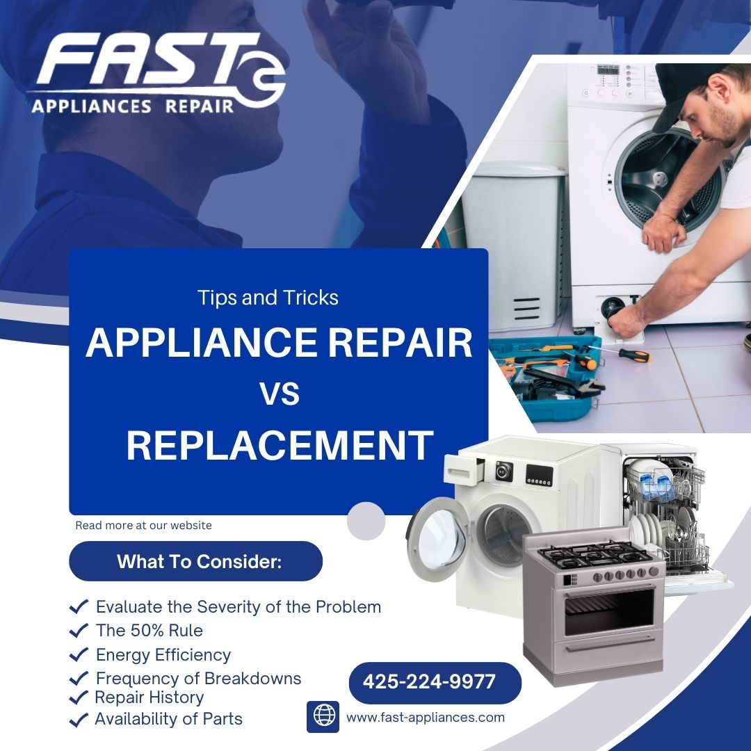 Appliance Repair vs. Replacement