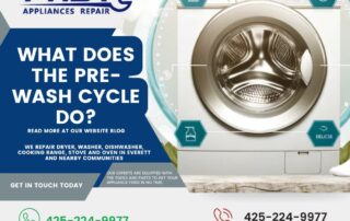 What Does the Pre-Wash Cycle Do? | Get Washer or Dryer Repair Service From Fast Appliances Repair Everett Wa USA