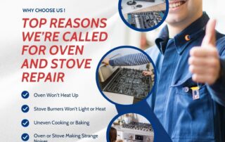 Top Reasons We’re Called for Oven and Stove Repair